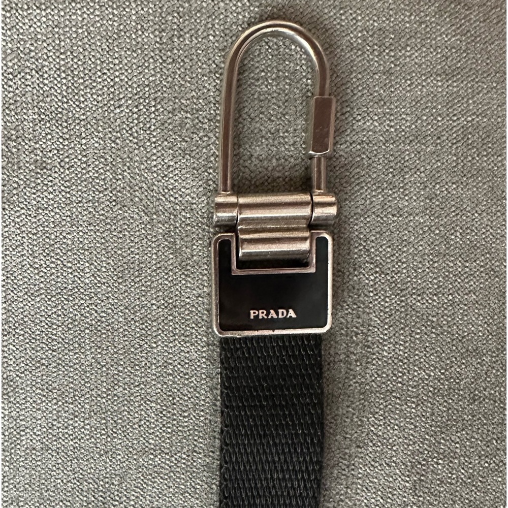 Black Prada Keychain.